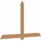 Ekena Millwork Eugene Smooth Timber Gable Bracket, Western Red Cedar, 84"W x 53"H x 1 1/2"D x 5 1/2"F, 15/12 Pitch GBW084X53X0206EUG00SWR - alternate 5